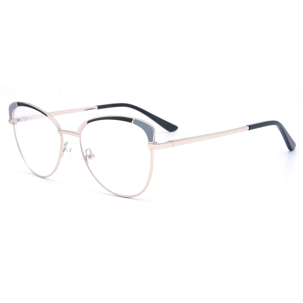 3925 Double Color Painting Cat Eye Optical Eyeglasses Frames For Women