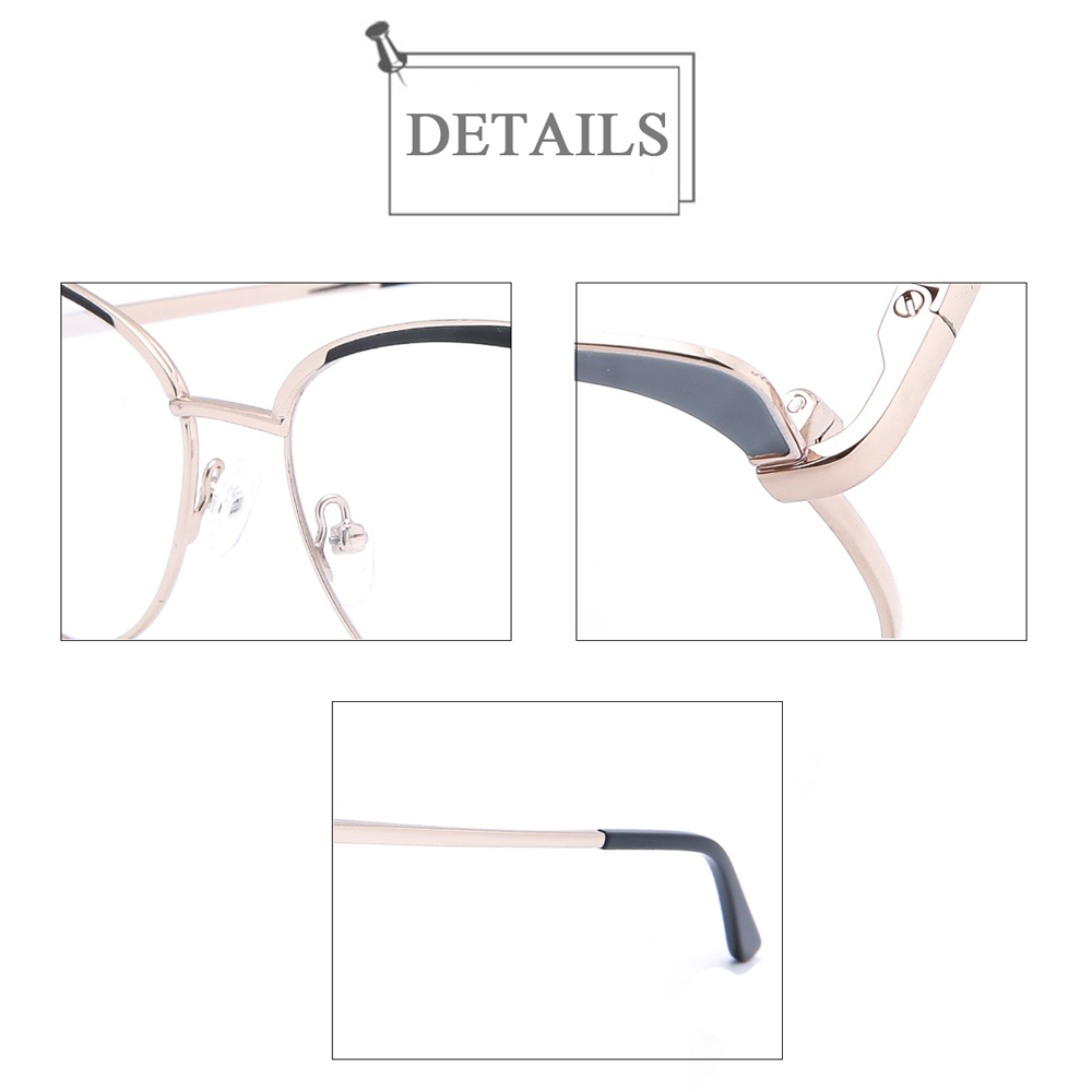 3925 Double Color Painting Cat Eye Optical Eyeglasses Frames For Women