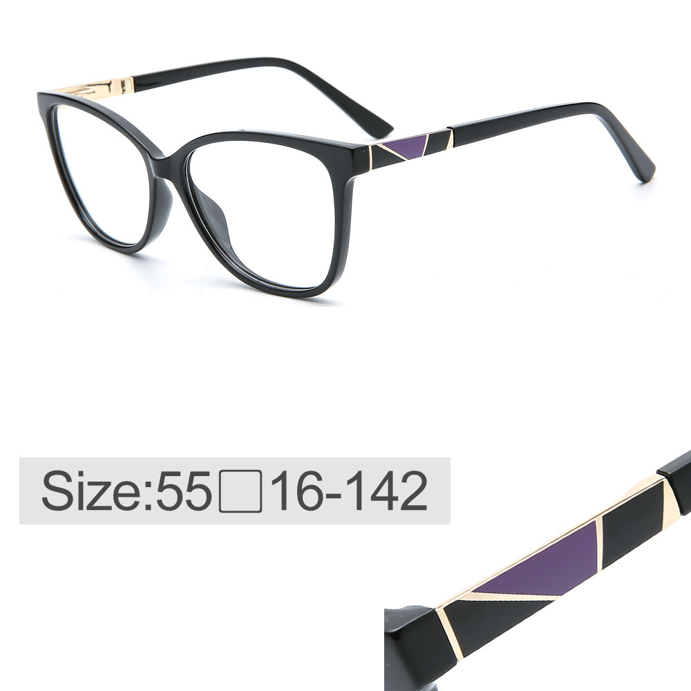 TR90 Unique Temples Uniex Style Cat Eye Frames 