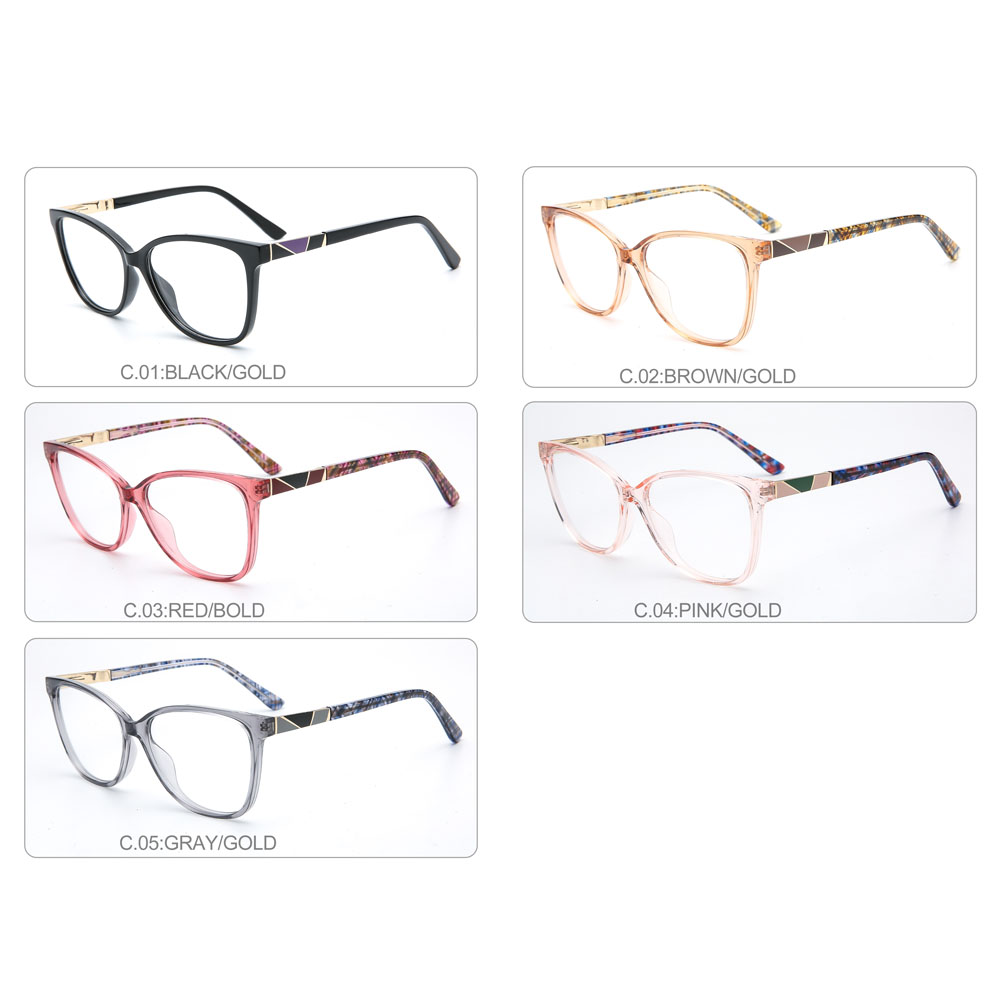 TR90 Unique Temples Uniex Style Cat Eye Frames 