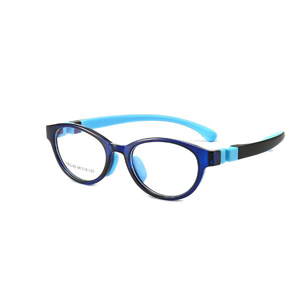 TR90 Anti-Blue Light Round Frame Glasses for Kids