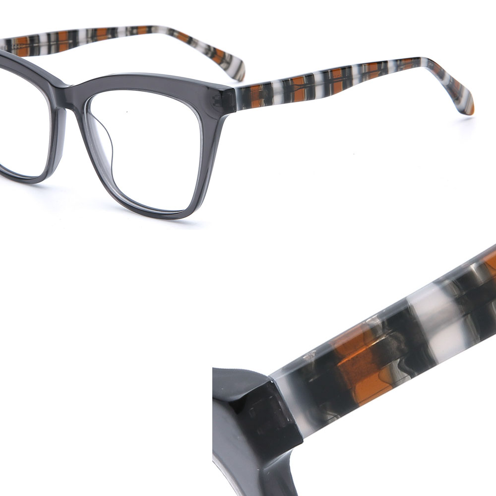  Pure Acetate Glasses With Demi Colors Temples 