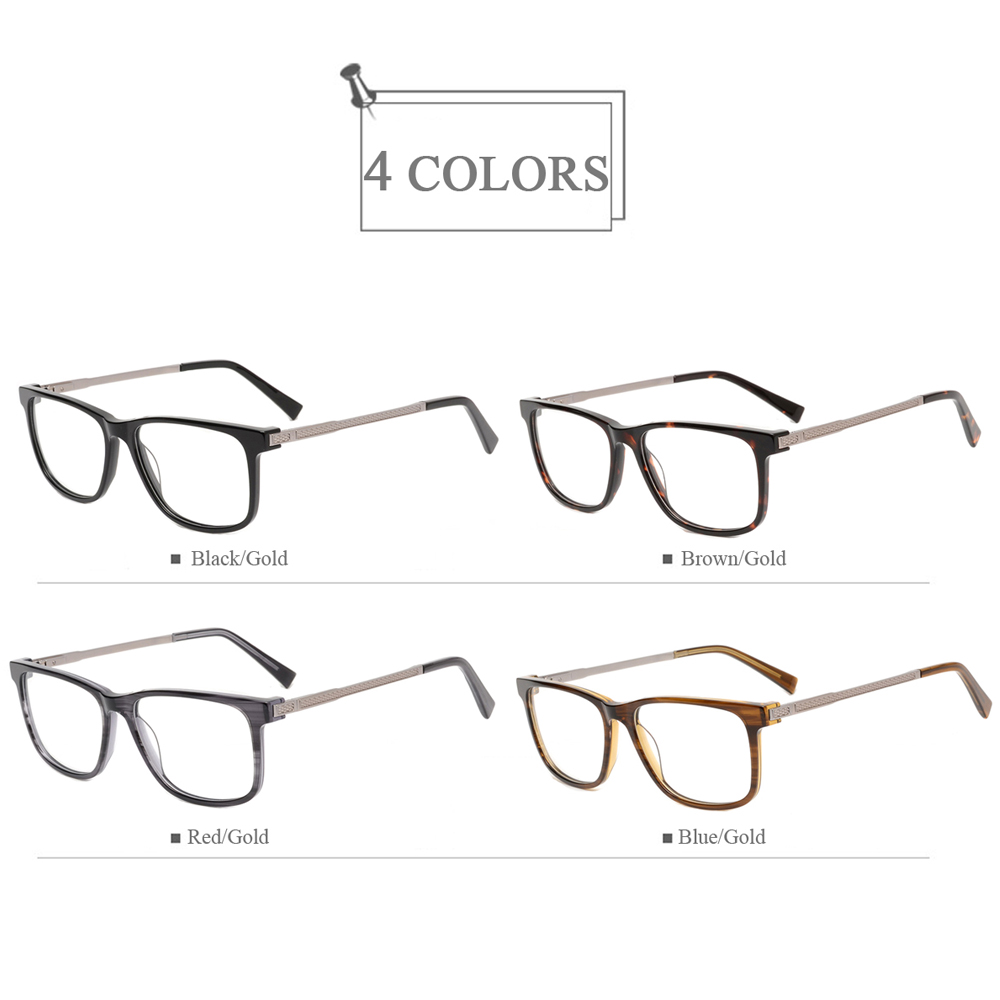 1016 Vintage Acetate Optical Frames Glasses Factory Manufacturer