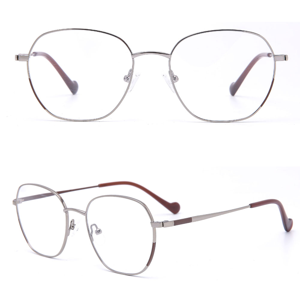 Slim Round Metal With Tips Spring Hinge Light Frames