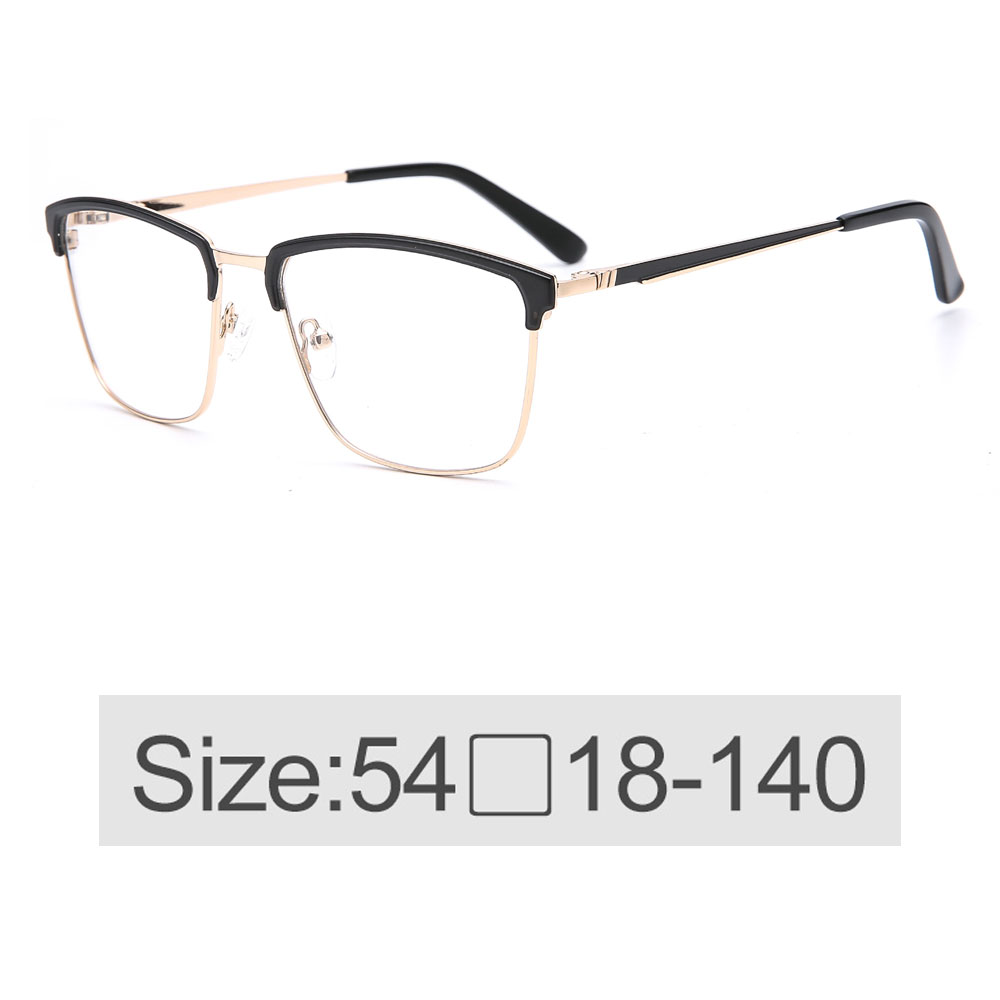 Mens Blue Square Hinge Good Quality Eyeglasses Frames