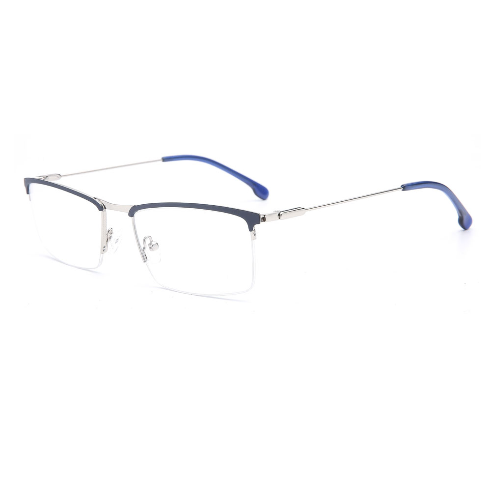 High Quality  Mens Eyewear Halfrim Classic Metal Frames 