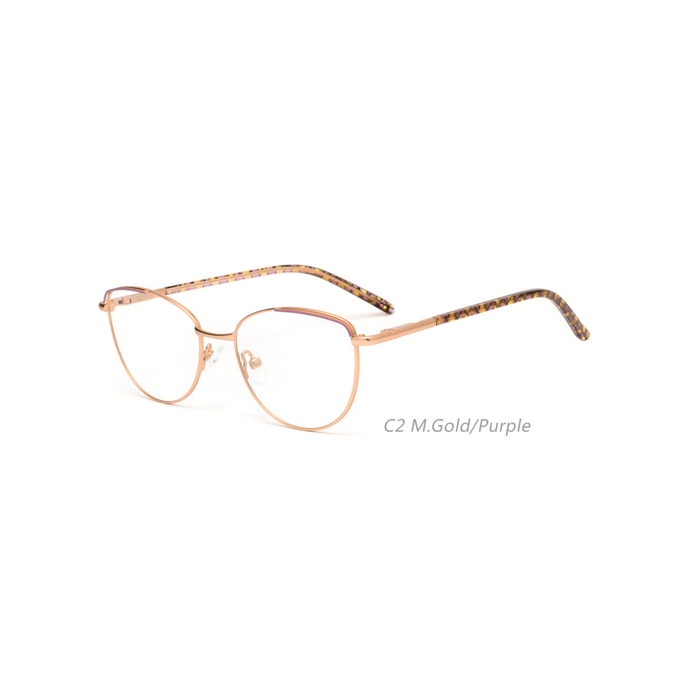 Classes Cat Eye Frame with Temple Decorative Material Eyewear Glasses 2020