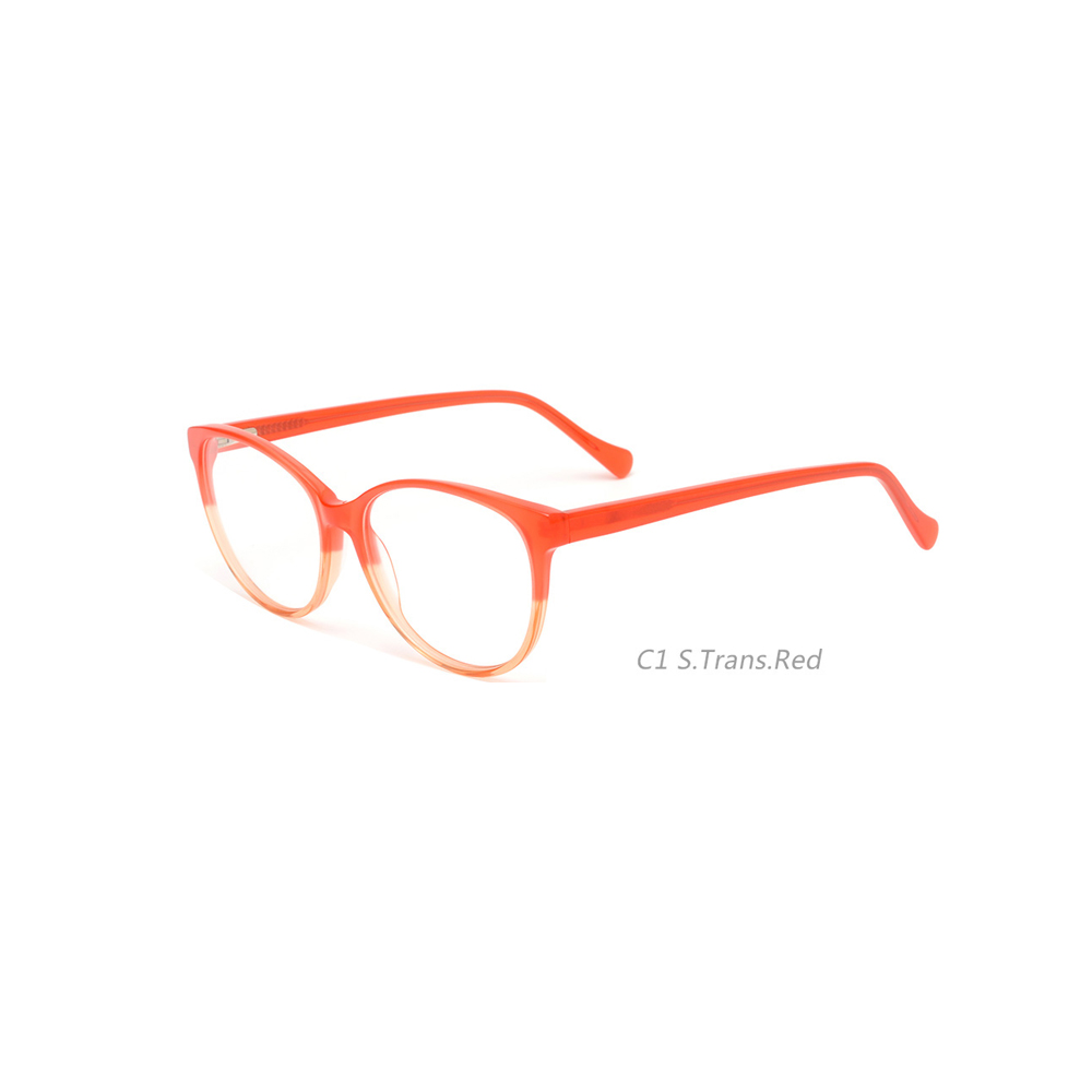 Round Frame Colorful Acetate Optical Glasses