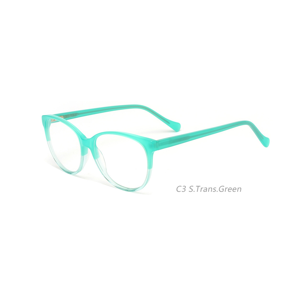 Round Frame Colorful Acetate Optical Glasses