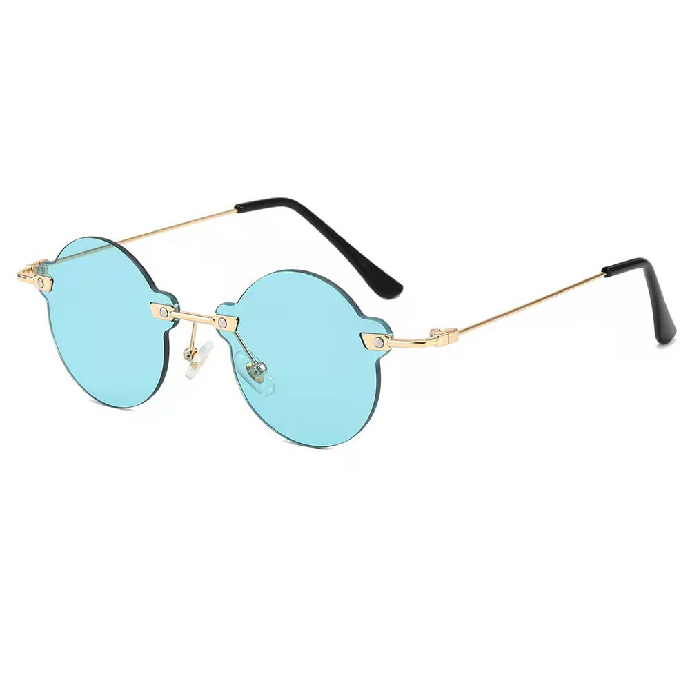 MK8232 Round Fashion Metal Sunglasses