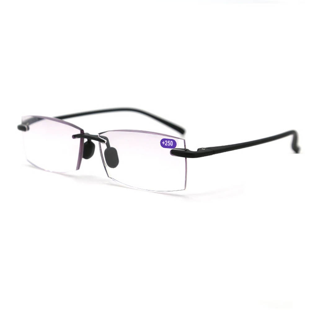 MK1106 Square Rimless Reading Glasses