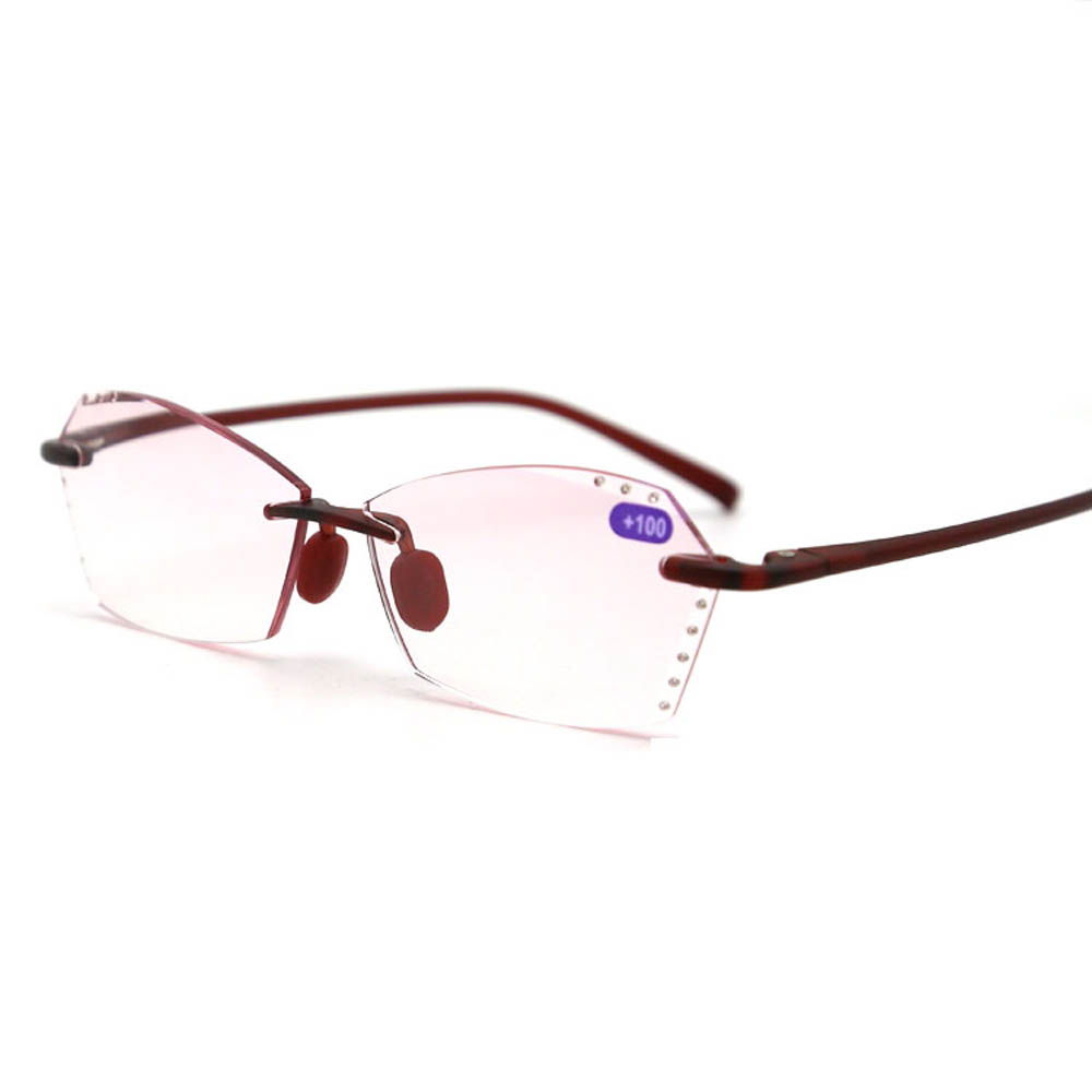 MK1107 Rimless Diamonds Reading Glasses