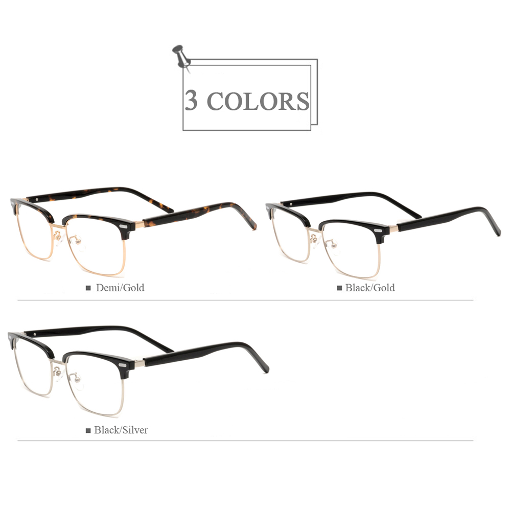 1080 Classical Design Memory Metal Optical Frames Glasses