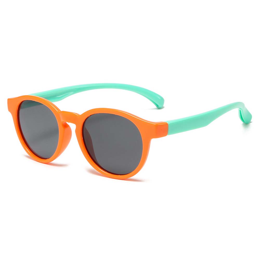 Cusomized Children Polarized Round Plastic Comfortable Frames Sunglasses