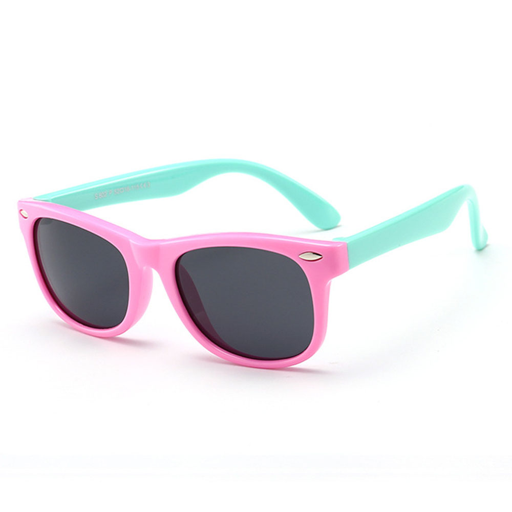 Designer Plastic Soft Kids Rivet Classical Sunglasses Children