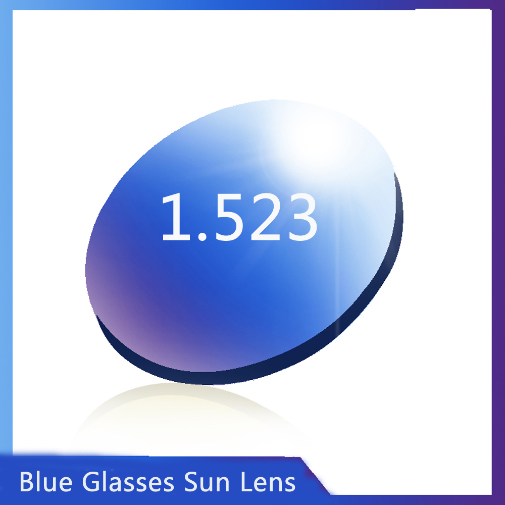 1.523 Blue Sun Lens Factory Glass Lens