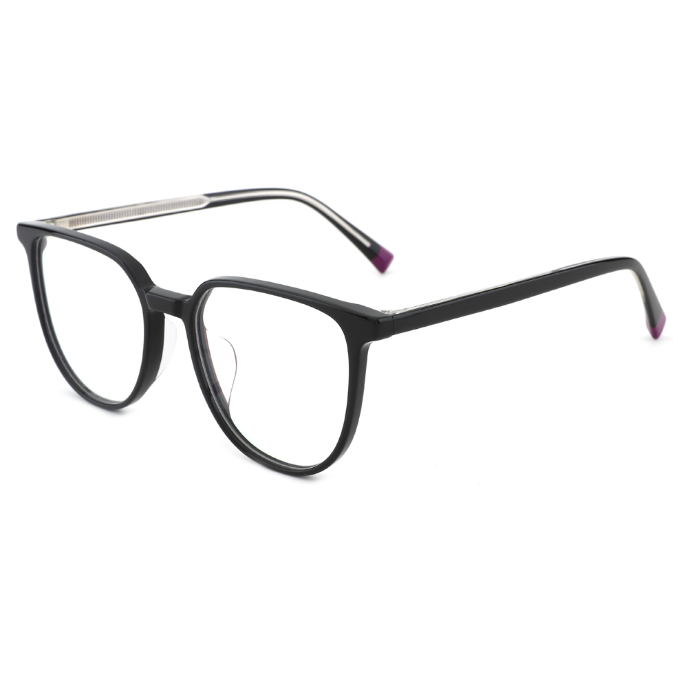 YC-15030 Bigger Size Retro Design Cat Eye Clear Acetate Factory Optical Glasses 