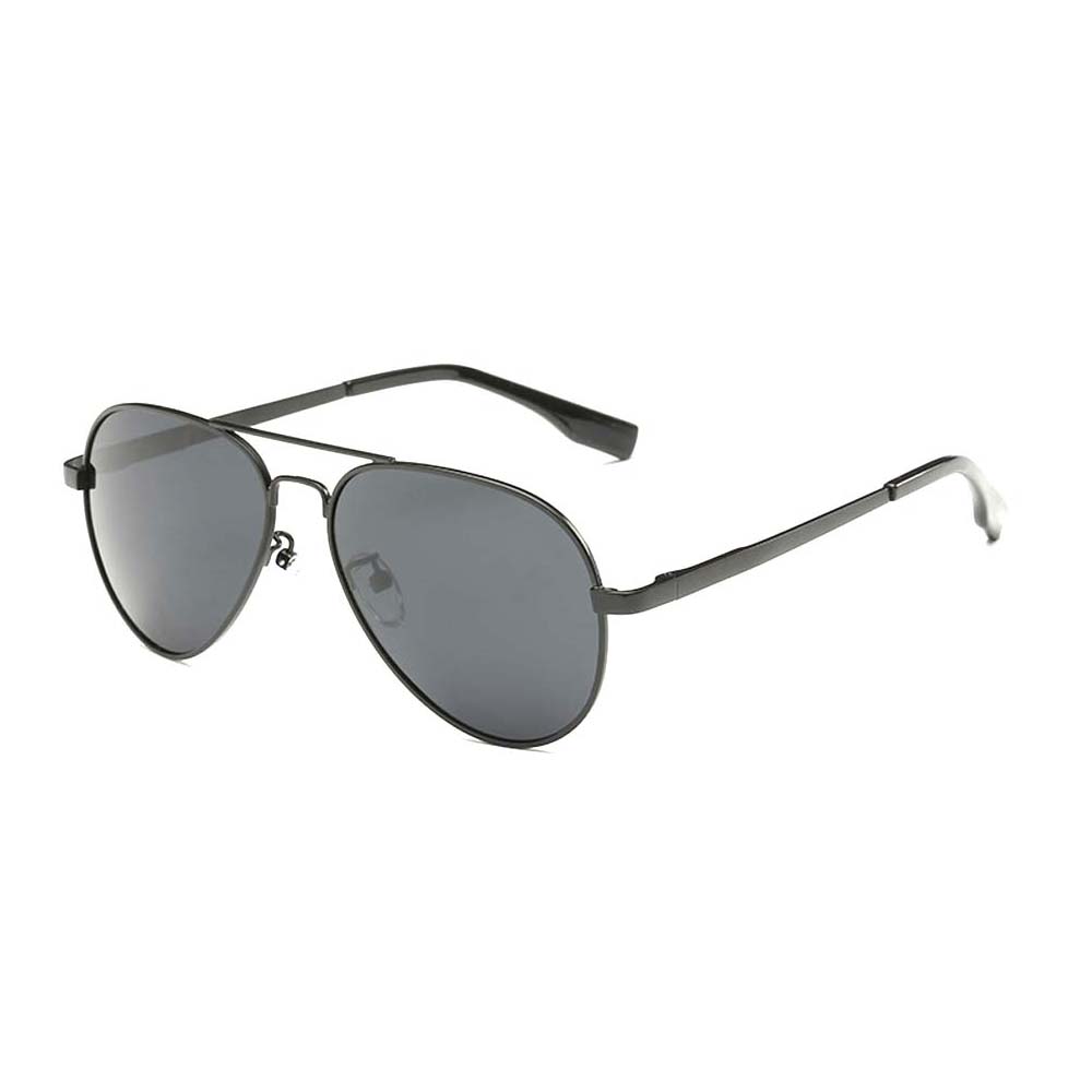 Fashionable OEM Designer Double Bridge Metal Sunglasses