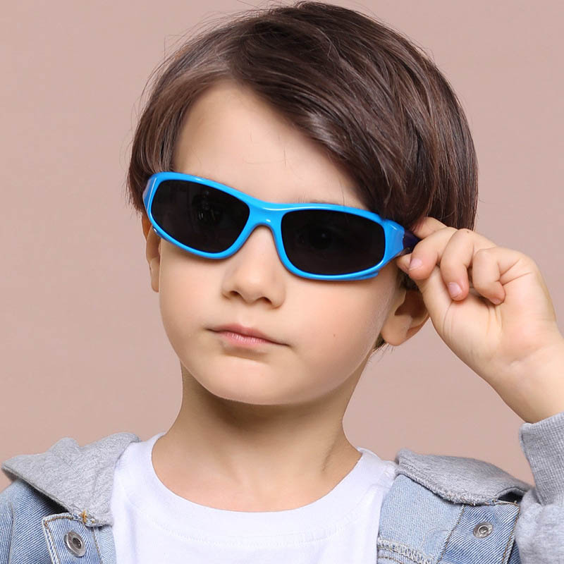 MK453 Tr90 Sports Kids Sunglasses With Polarized Lens. 