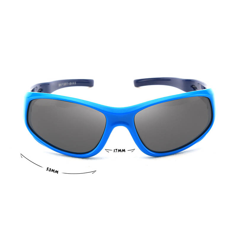 MK453 Tr90 Sports Kids Sunglasses With Polarized Lens. 