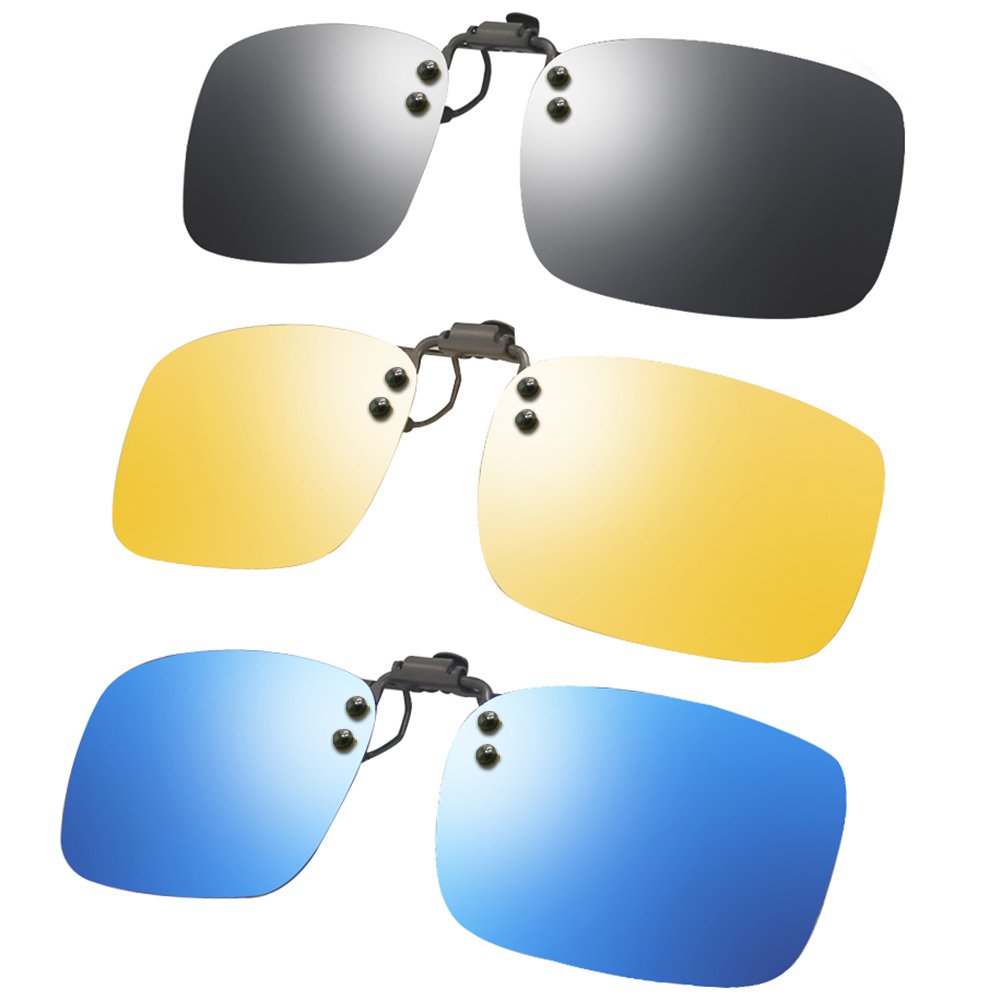 Clip On Sunglasses Lens Flip Up for Prescription Eyewear Frame