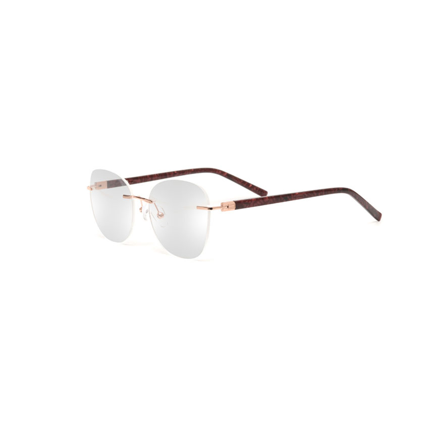 Metal Rimless Frame Hot Sale High Quality Optical Glasses