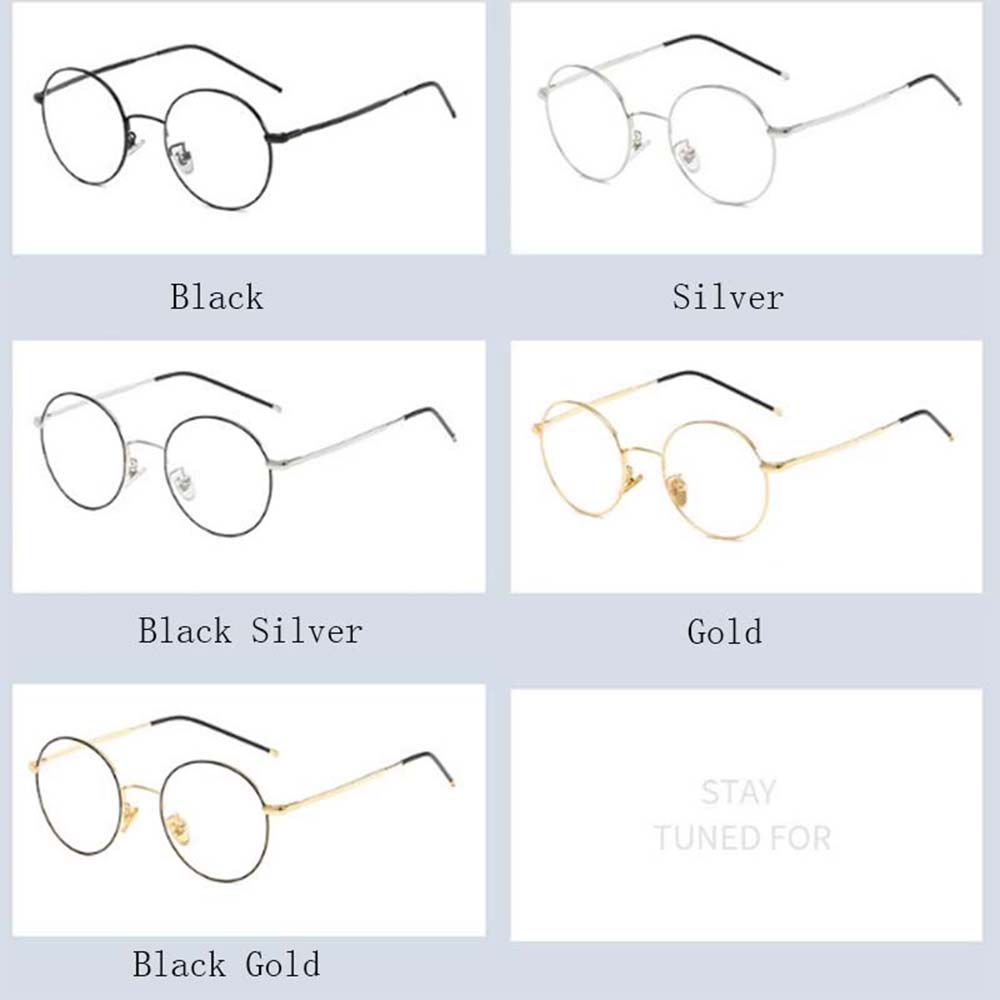 Round Metal With Tips Thin Fashionable Optical Frames