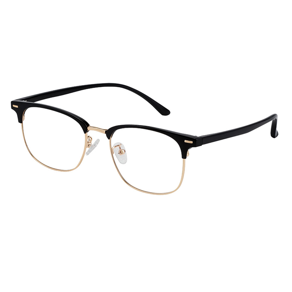 TR90 Mix Metal FullRim With Revit Silver Black Color Optical Frames