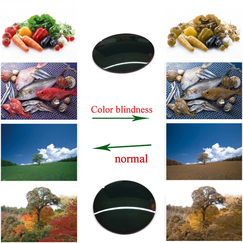 CR 39 Color Blind Optical Lens