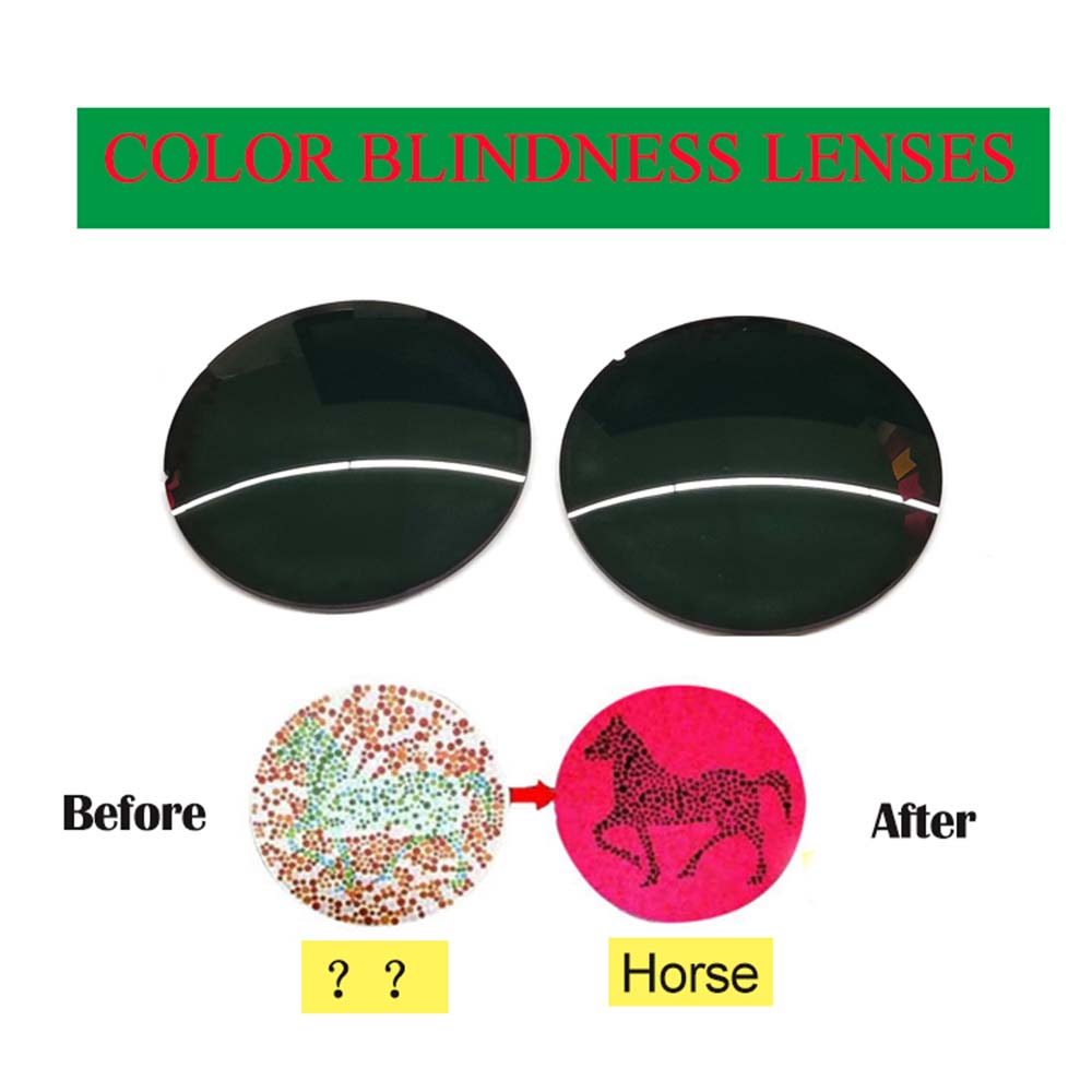 CR 39 Color Blind Optical Lens