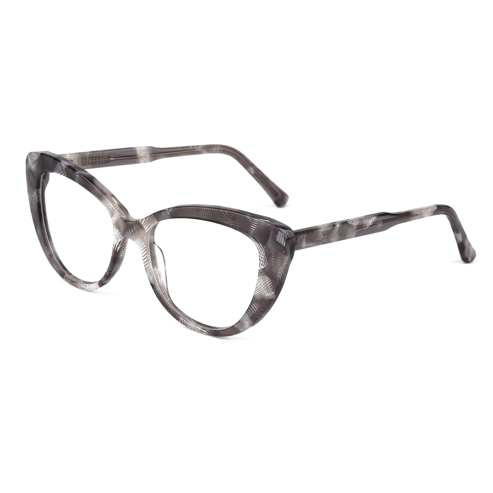 YC-21053 2021 New Coming Acetate Optical Glasses Cat Eye Spectacle Frames