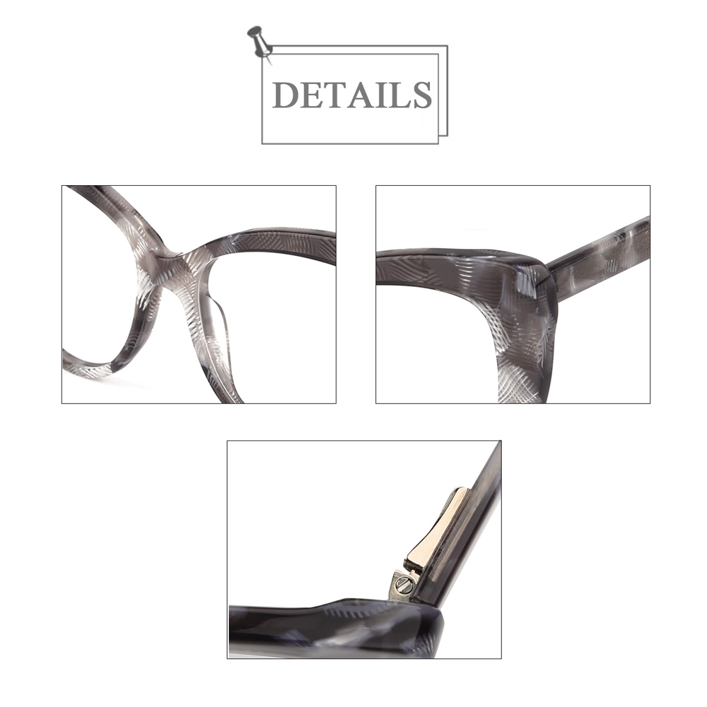 YC-21053 2021 New Coming Acetate Optical Glasses Cat Eye Spectacle Frames