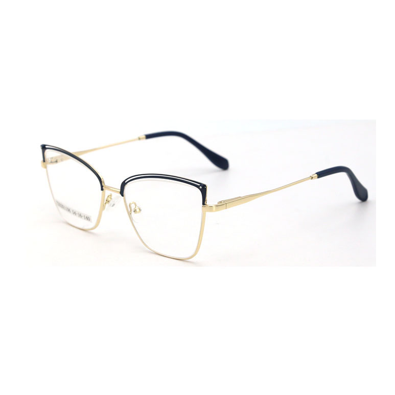 Cat Eye Metal Hollow-carved Design Frame Optical Glasses for Moen and Men 2021