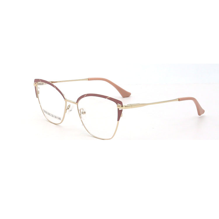 Newest Fashion Style  Cat Eye Frame Metal Optical Glasses For Unisex 
