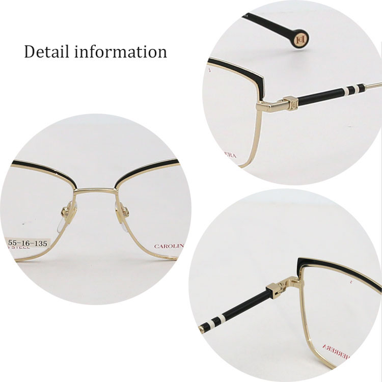 Hot Sale Cat Eye Frame Eyewear Frame Male Fashion Retro  Glasses 