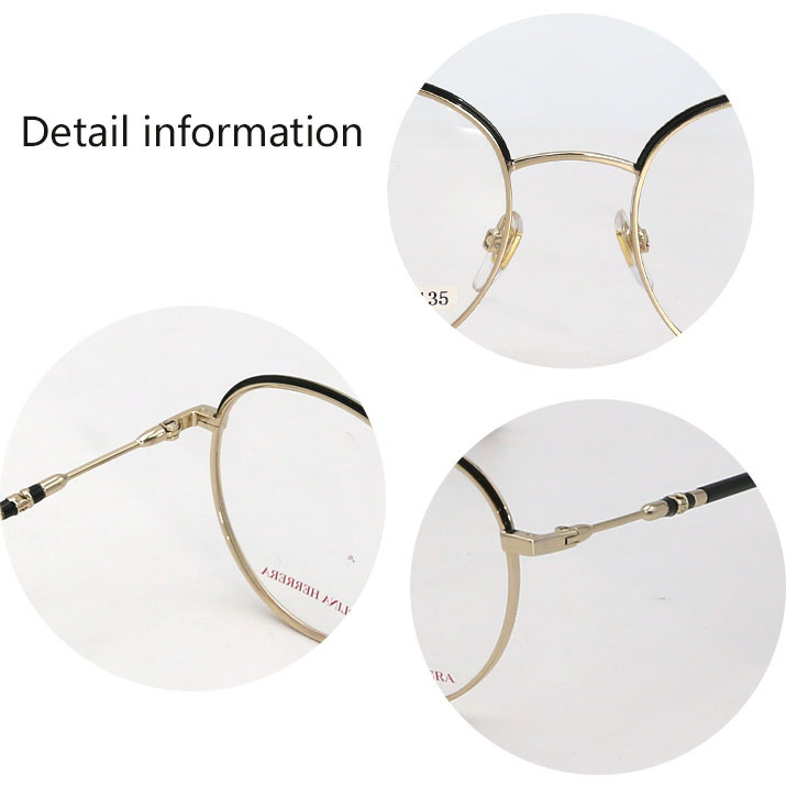 Hot Sale New Fashion Style Round Metal Frame Optical for Women and Men