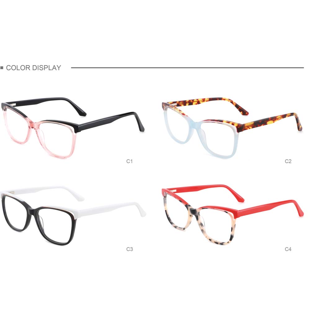 New Acetate Gradient Color Cat Eye Optical Frames 