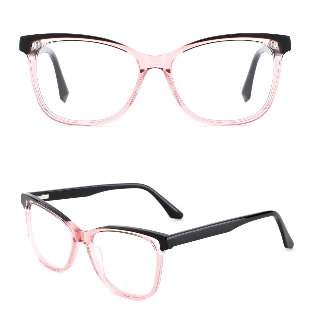 New Acetate Gradient Color Cat Eye Optical Frames 