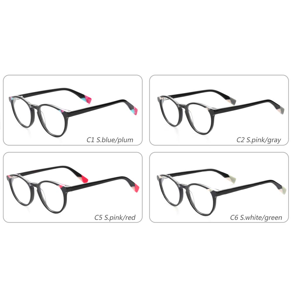 Acetate Laminate Color Colorful Customization Optical Frames