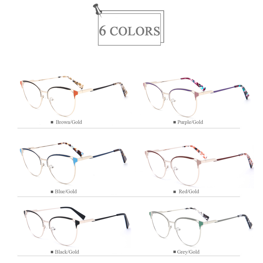 OLD2011 2021 Stylish Design Women Cat Eye Optical Spectacle Frames