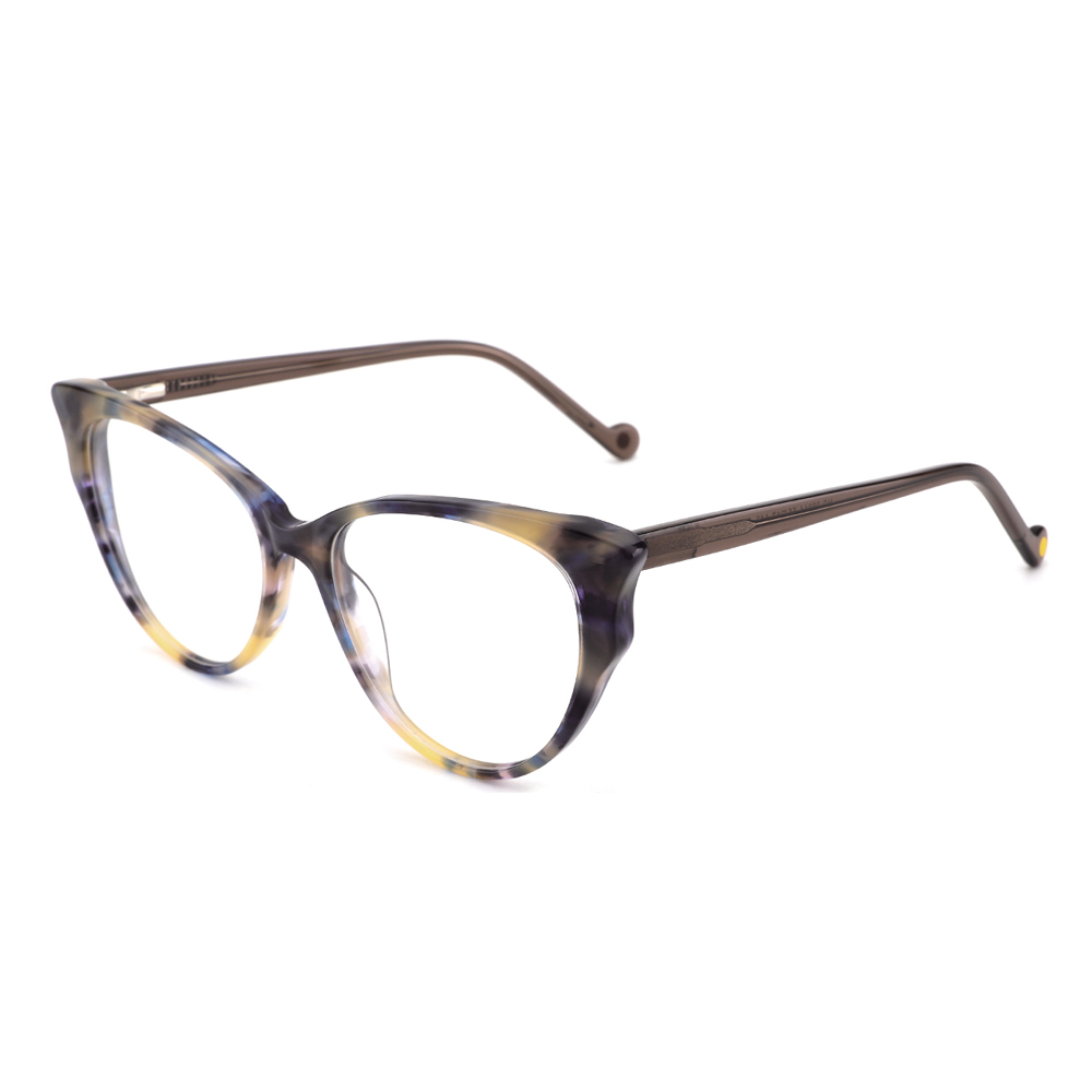YC-28014 Acetate Cat Eye Customized Optical Eyewear Glasses Frames China Factory
