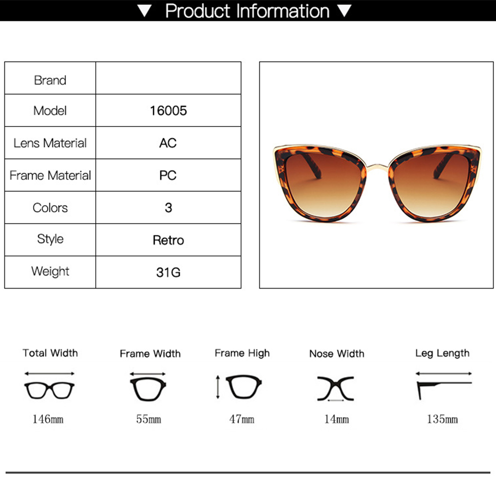 MK16005 Fashionable Sexy Ladies Metal Cat Eye Sunglasses Women 2021