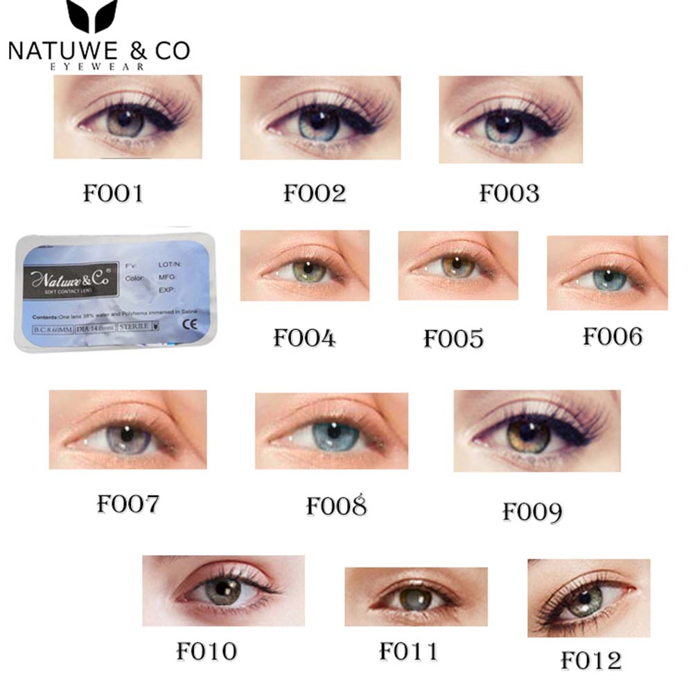 Stock Color Contact Lenses Hema Soft Eye lenses