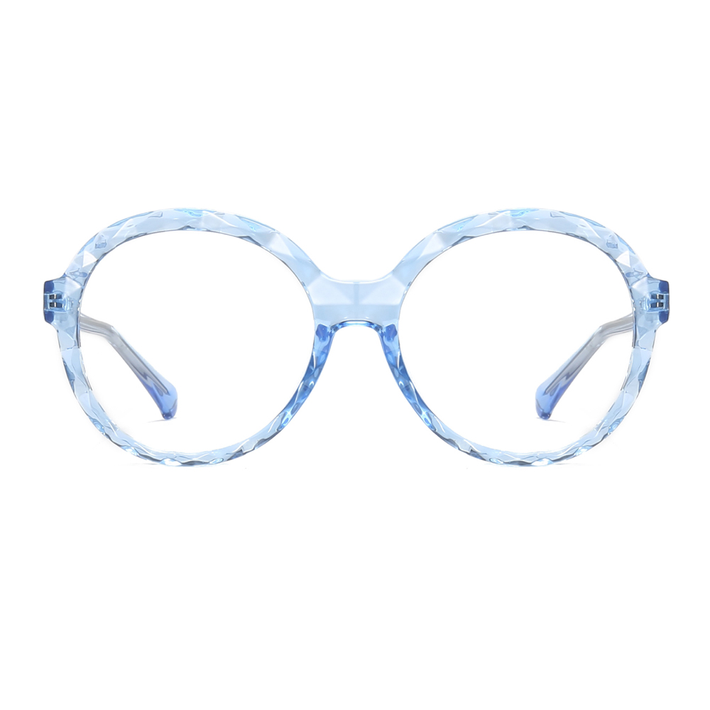 TPF2010 Round Unisex Clear Diamond Optical Eyewear Spectacle Frames