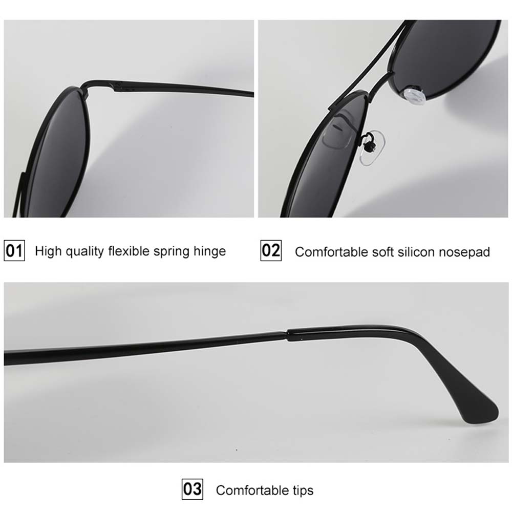 Men Metal Photochromic Sunglasses