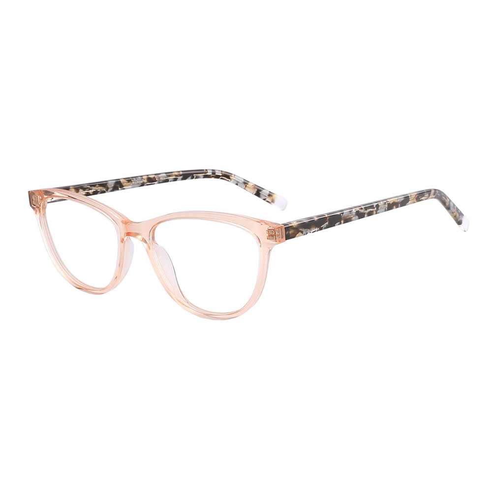 RGE026 High End Progressive Transparent Acetate Spectacle Color Optical Glasses  For Women 