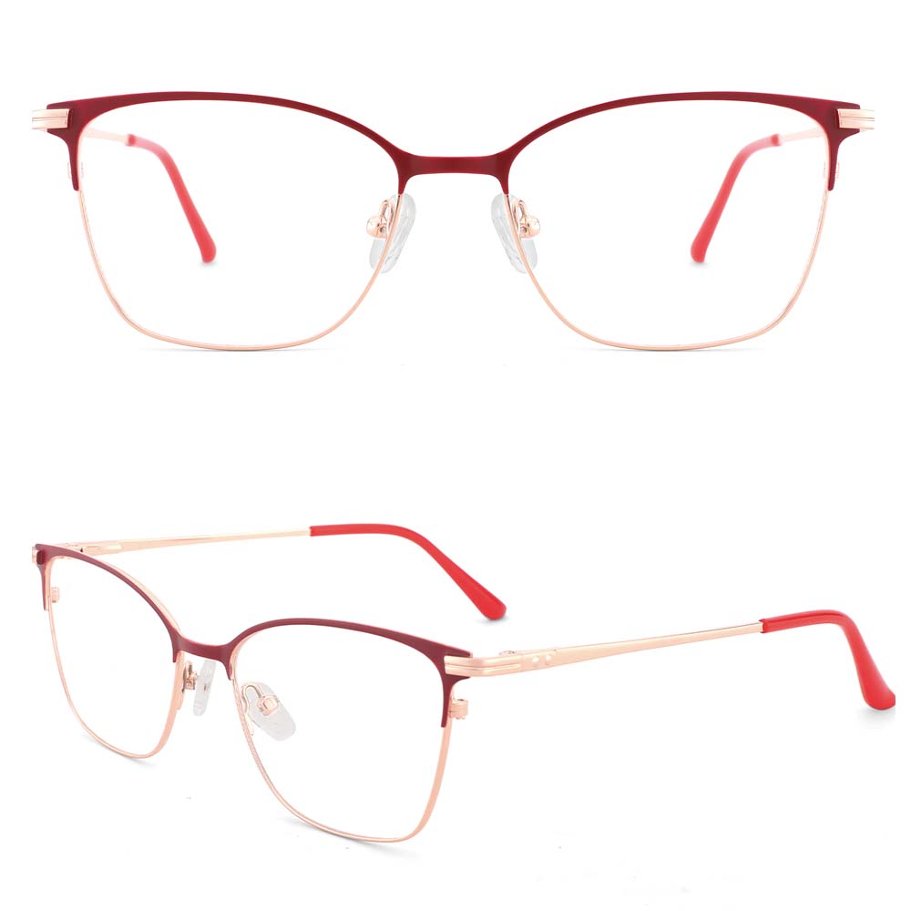 Metal Fashion Color Women Opticla Glasses