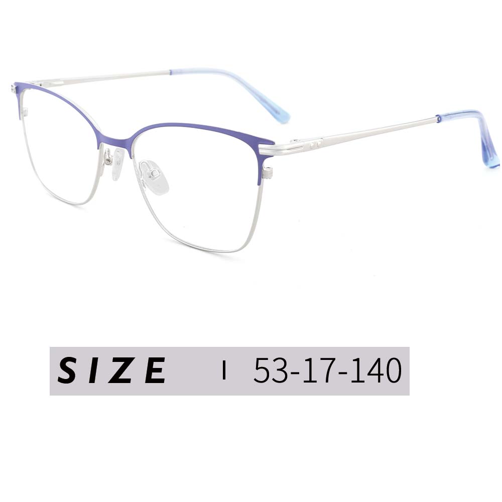 Metal Fashion Color Women Opticla Glasses