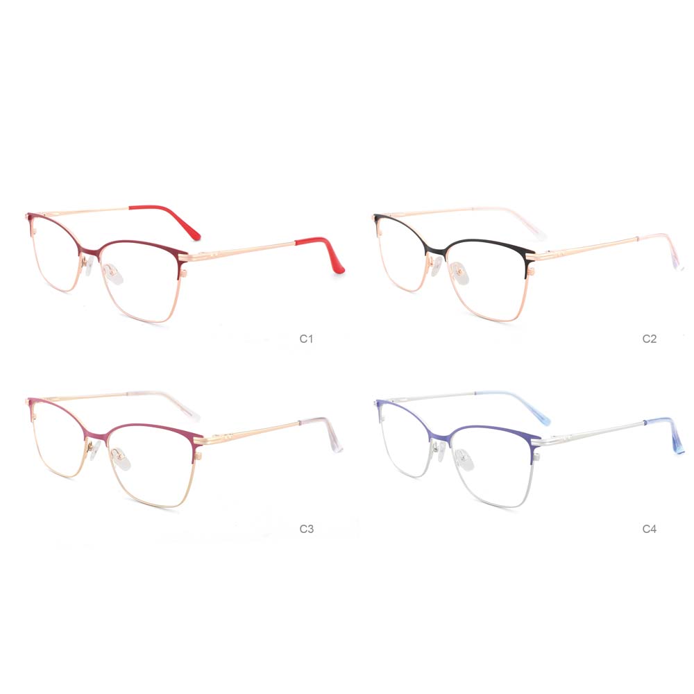 Metal Fashion Color Women Opticla Glasses