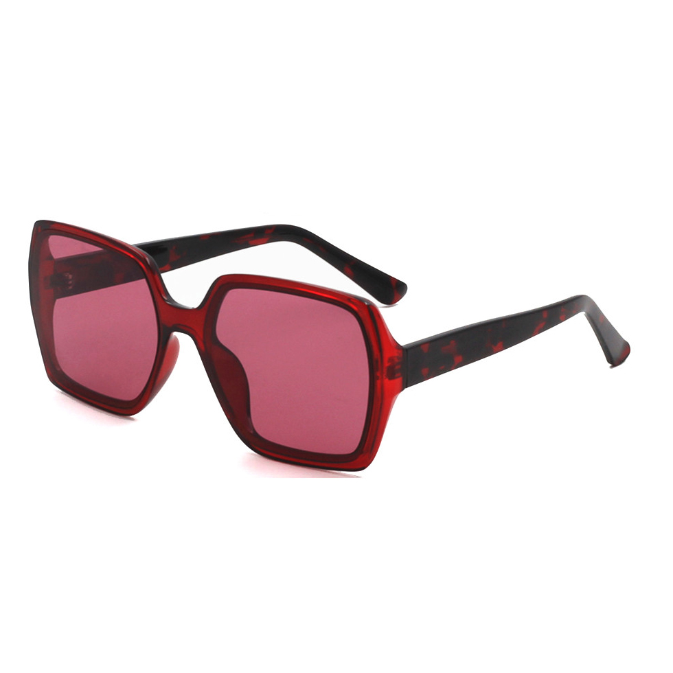 6183 TR90 Big Frame Square Oversized Sunglasses